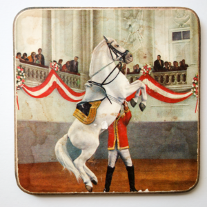 Viennese Lipizan Horses Coasters