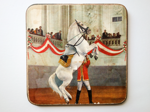 Viennese Lipizan Horses Coasters